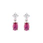 ORECCHINI PRINCESS ZIRCONE RUBINO OVALE DONNA AMEN ORECCHINI PRINCESS ZIRCONE RUBINO OVALE DONNA AMEN