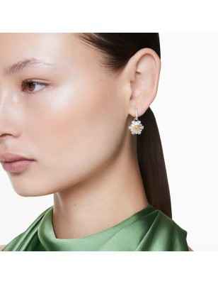 ORECCHINI PENDENTI IDYLLIA FIORE GIALLI SWAROVSKI 5683243 SWAROVSKI