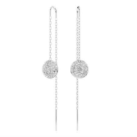 ORECCHINI PENDENTI METEORA RODIO DONNA SWAROVSKI  5683448 SWAROVSKI