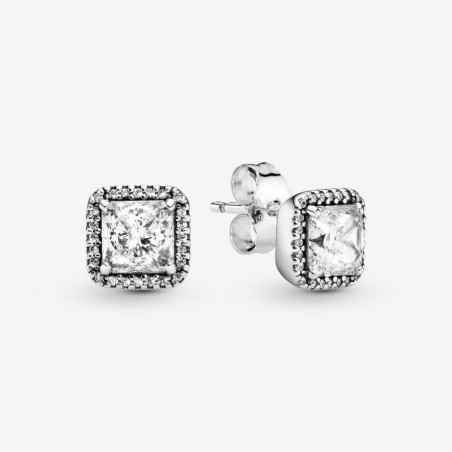 ORECCHINI PUNTO LUCE QUADRATO DONNA PANDORA  290591CZ PANDORA