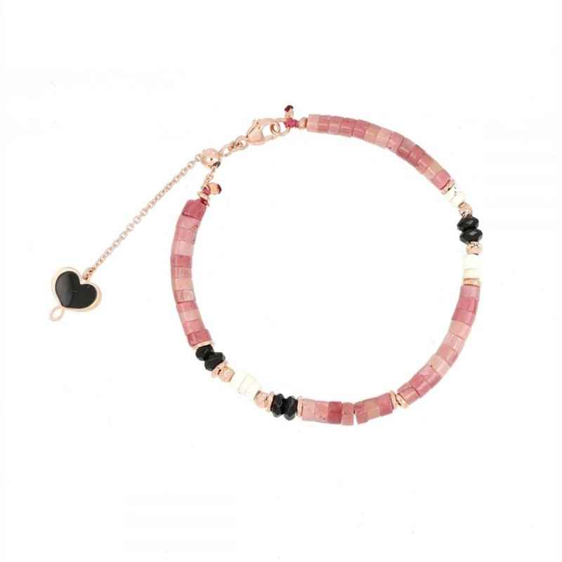 BRACCIALE PIETRE ROSA DONNA MAMAN ET SOPHIE AMERICA BRACCIALE PIETRE ROSA DONNA MAMAN ET SOPHIE AMERICA