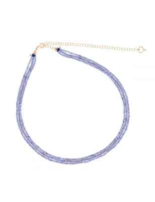 COLLANA 3 FILI TANZANITE DONNA MAMAN ET SOPHIE DROPS GCDRPTA3F MAMAN ET SOPHIE