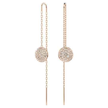ORECCHINI PENDENTI METEORA ROSE DONNA SWAROVSKI  5689427 SWAROVSKI