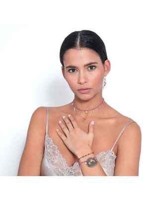 BRACCIALE TORMALINA MULTICOLOR DONNA MAMAN ET SOPHIE PIETRE