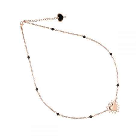 COLLANA CUORE SACRO DONNA MAMAN ET SOPHIE OUR ELIZABETH GCBETMSRSP MAMAN ET SOPHIE