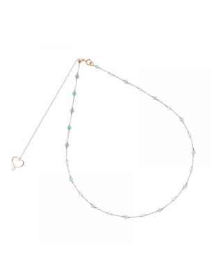 GIROCOLLO ORO 18KT ACQUAMARINA MAMAN ET SOPHIE GHPTAAM MAMAN ET SOPHIE