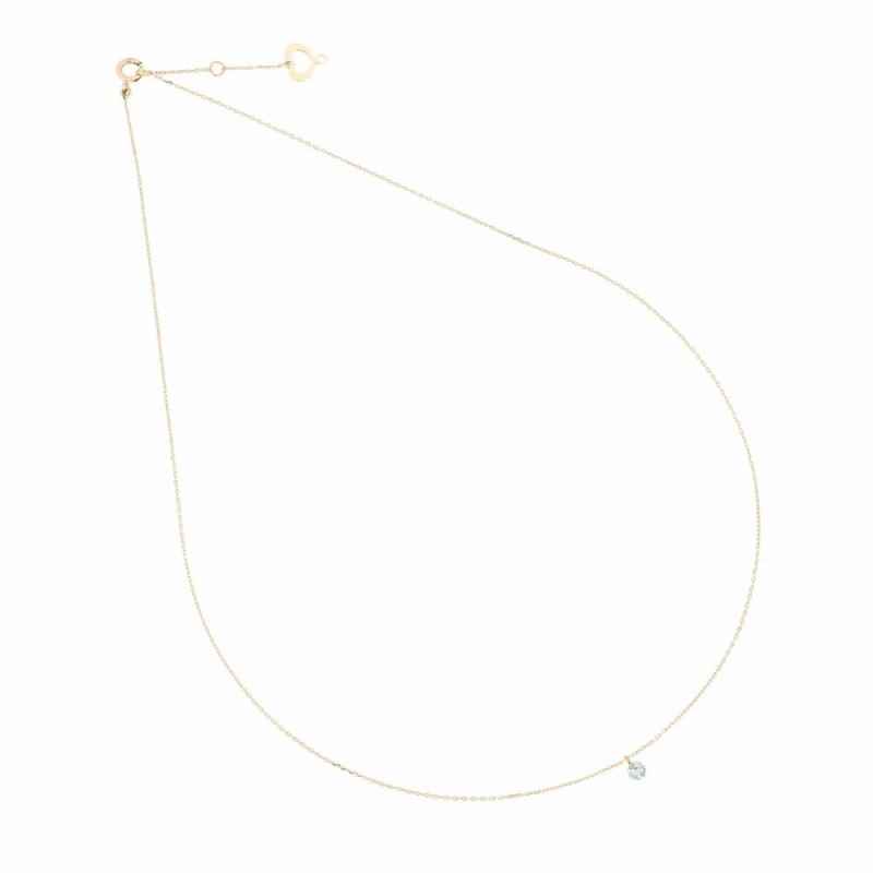 COLLANA DIAMANTE NUDO 0,10 CT DONNA MAMAN ET SOPHIE 