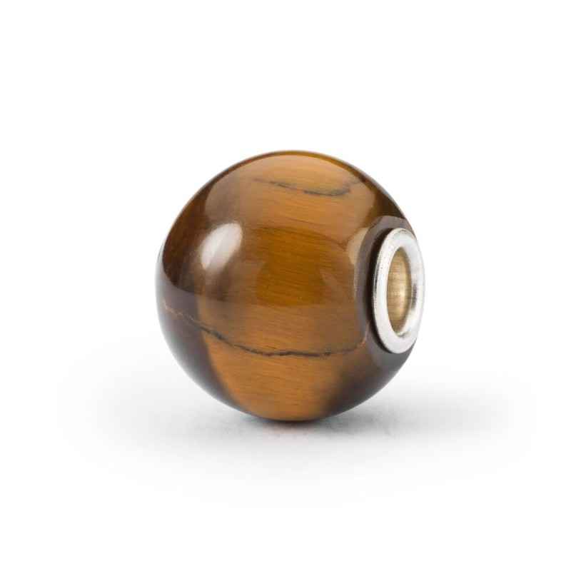 BEAD OCCHIO DI TIGRE ROTONDO GRANDE TROLLBEADS BEAD OCCHIO DI TIGRE ROTONDO GRANDE TROLLBEADS
