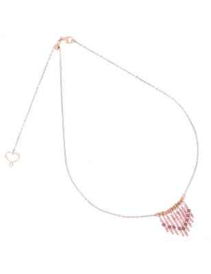 GIROCOLLO PIETRE ROSA E ROSSE PENDENTI MAMAN ET SOPHIE GHSSATRU MAMAN ET SOPHIE