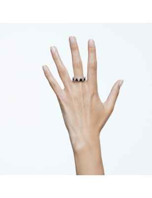 ANELLO TRIANGLE NERO M58 DONNA SWAROVSKI ORTYX