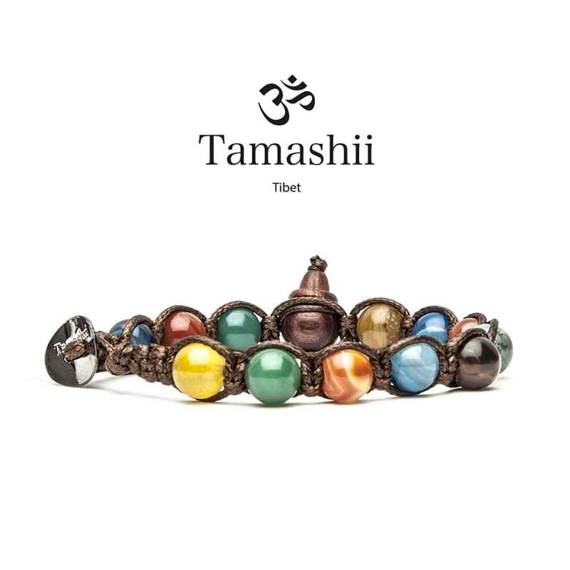 BRACCIALE AGATA STRIATA TAMASHII BRACCIALE 1 GIRO BRACCIALE AGATA STRIATA TAMASHII BRACCIALE 1 GIRO