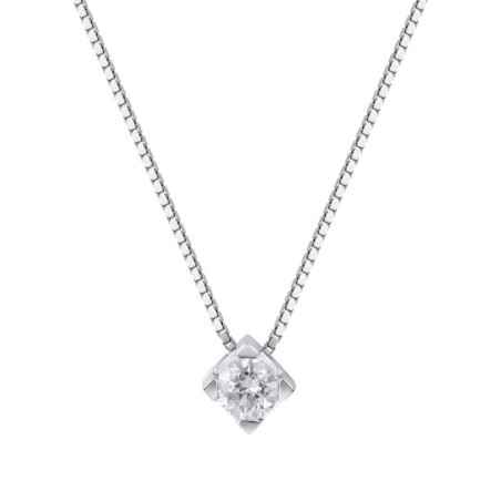 COLLANA PUNTO LUCE ORO E DIAMANTE DONNA DEMETRA  032.Q.016.W.A2 DEMETRA