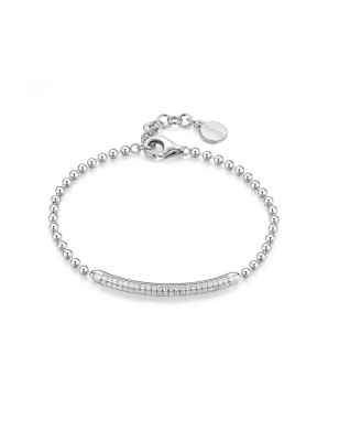 BRACCIALE MORBIDO IN ARGENTO DONNA ROSATO  RZBI11 ROSATO