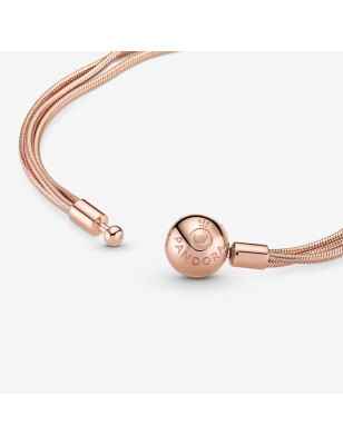 BRACCIALE MULTIFILO CON CHIUSURA  A SFERA DONNA PANDORA 