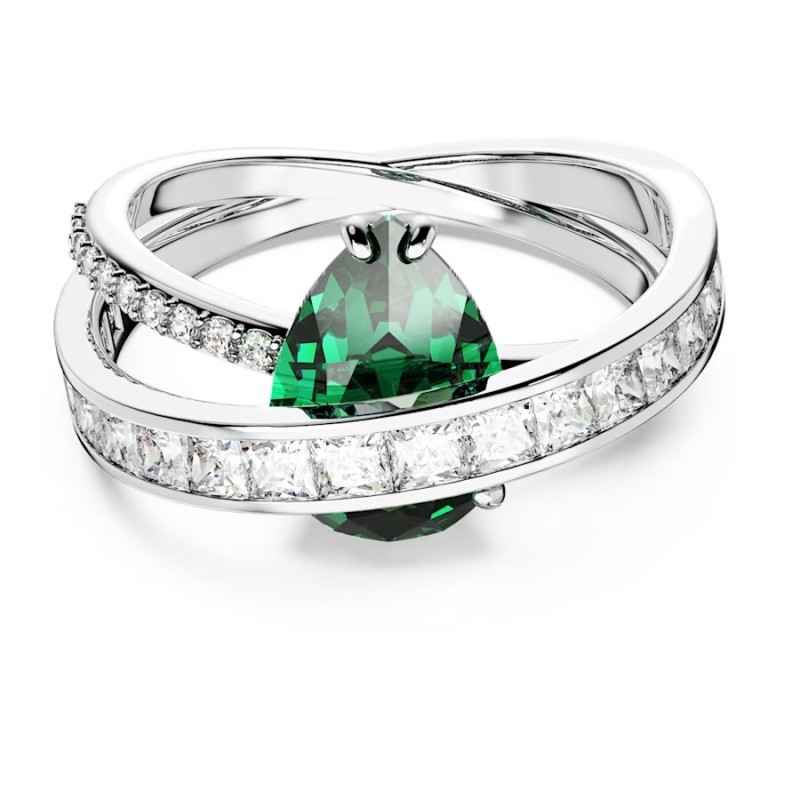 ANELLO DOPPIA FASCIA VERDE MIS.55 DONNA SWAROVSKI ANELLO DOPPIA FASCIA VERDE MIS.55 DONNA SWAROVSKI