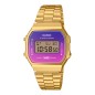 OROLOGIO ROSA VIOLA ORO UOMO-DONNA CASIO VINTAGE OROLOGIO ROSA VIOLA ORO UOMO-DONNA CASIO VINTAGE