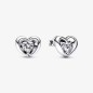 ORECCHINI CUORE SPLENDENTE CON PIETRA DONNA PANDORA 