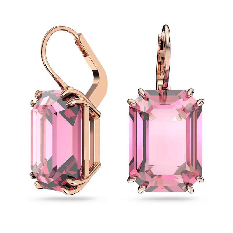 ORECCHINI PENDENTI ROSA DONNA SWAROVSKI MILLENIA ORECCHINI PENDENTI ROSA DONNA SWAROVSKI MILLENIA