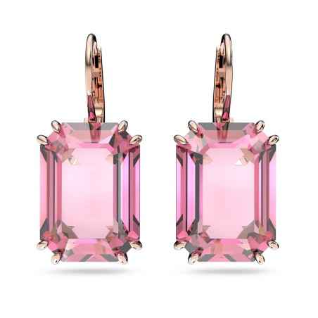 ORECCHINI PENDENTI ROSA DONNA SWAROVSKI MILLENIA