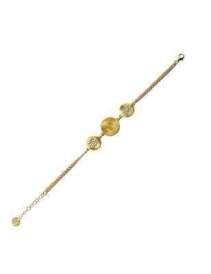 BRACCIALE ONDE CON CATENA DONNA AQUAFORTE H4063464 AQUAFORTE
