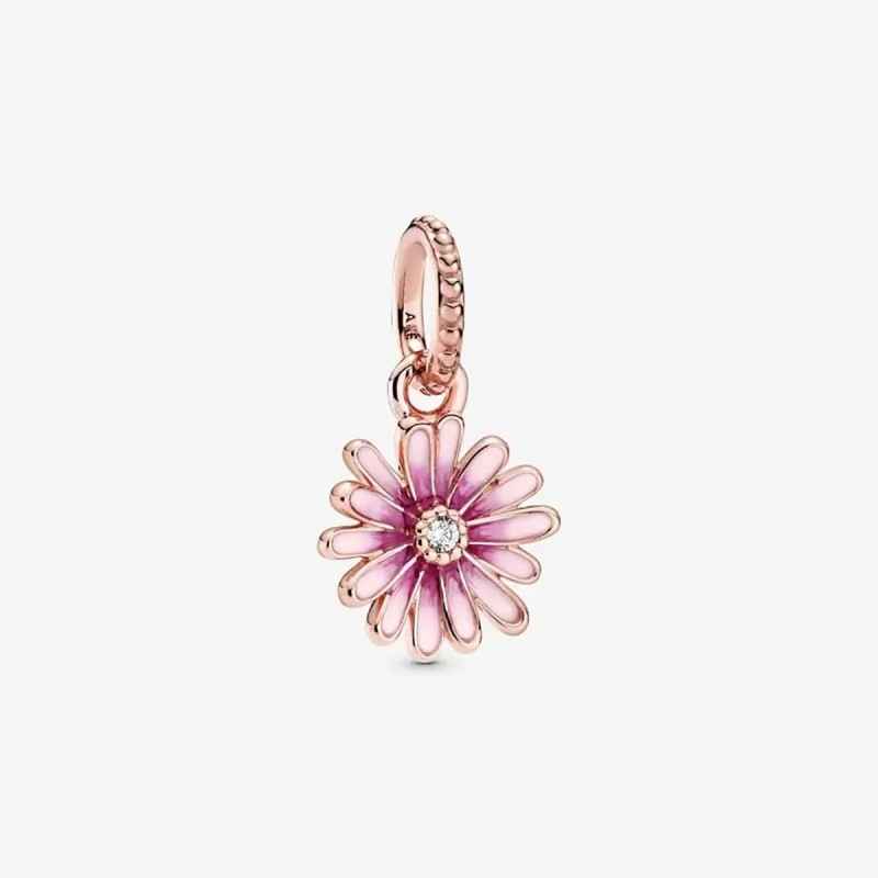 CHARM PENDENTE MARGHERITA ROSA DONNA PANDORA CHARM PENDENTE MARGHERITA ROSA DONNA PANDORA