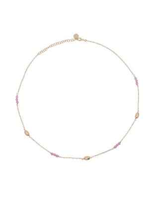 GIROCOLLO PEPITE E PIETRE ROSA DONNA RUE DES MILLE GRZ 014 M3 AU RUE DES MILLE