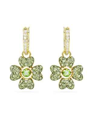 ORECCHINI PENDENTI QUADRIFOGLIO IDYLLIA DONNA SWAROVSKI  5670664 SWAROVSKI