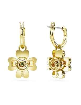 ORECCHINI PENDENTI QUADRIFOGLIO IDYLLIA DONNA SWAROVSKI  5670664 SWAROVSKI