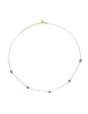 COLLANA CON CASTONI PINK DONNA RUE DES MILLE  GRZ 014 M1 AU RUE DES MILLE
