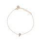 BRACCIALE LETTERA P CON ZIRCONI DONNA RUE DES MILLE BRACCIALE LETTERA P CON ZIRCONI DONNA RUE DES MILLE