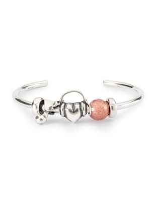 BEAD QUARZO FRAGOLA ROTONDO SFACCETTATO DONNA TROLLBEADS  TSTBE-00033 TROLLBEADS