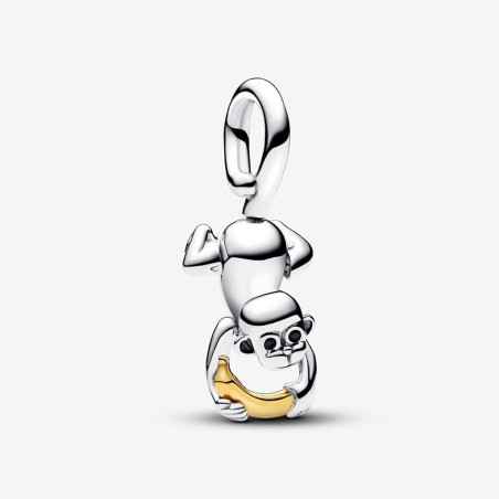 CHARM PENDENTE SCIMMIETTA ZAMPE MOBILI PANDORA 763343C01 PANDORA