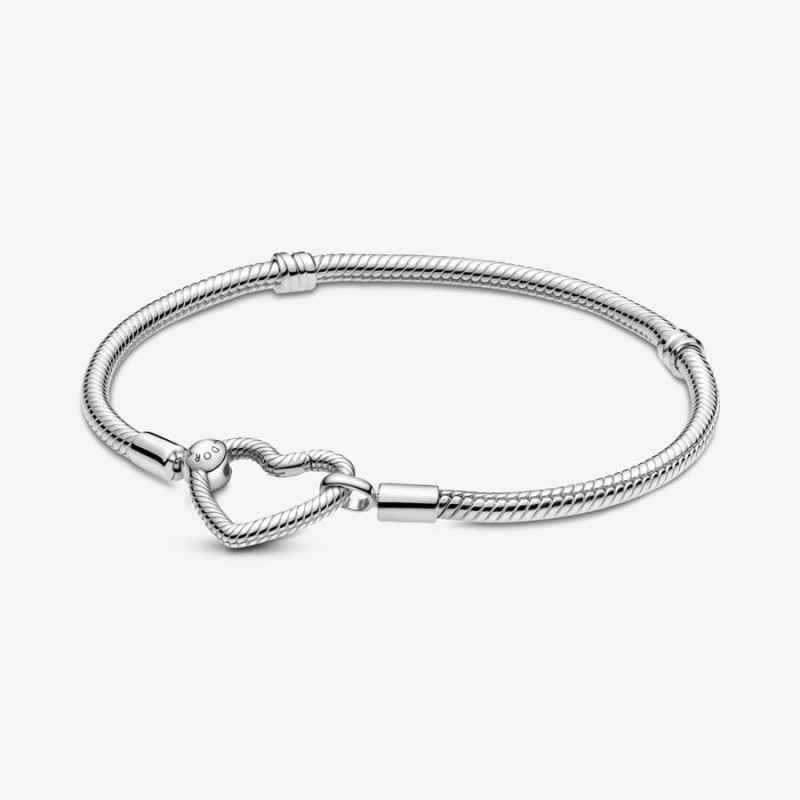 BRACCIALE CON CHIUSURA A CUORE M19 DONNA PANDORA BRACCIALE CON CHIUSURA A CUORE M19 DONNA PANDORA