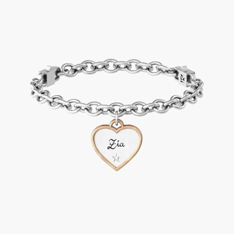BRACCIALE CUORE ZIA DONNA KIDULT FAMILY BRACCIALE CUORE ZIA DONNA KIDULT FAMILY