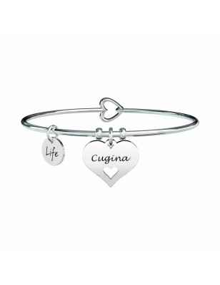 BRACCIALE CUORE CUGINA DONNA KIDULT FAMILY 731615 KIDULT