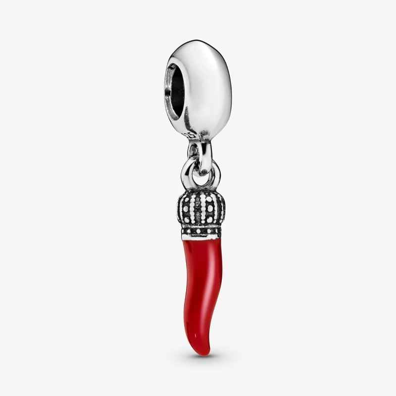 CHARM PENDENTE CORNINO PORTAFORTUNA PANDORA CHARM PENDENTE CORNINO PORTAFORTUNA PANDORA