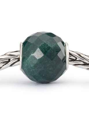 BEAD CALCEDONIO VERDE ROTONDO SFACCETTATO TROLLBEADS