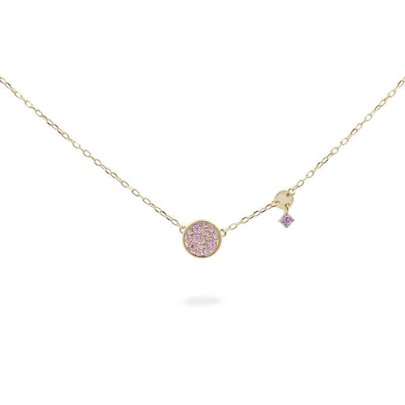 GIROCOLLO CERCHIO PAVE' ROSA DONNA RUE DES MILLE GIROCOLLO CERCHIO PAVE' ROSA DONNA RUE DES MILLE
