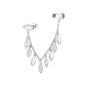 MONORECCHINO EAR CUFF CON CATENA DONNA ROSATO 
