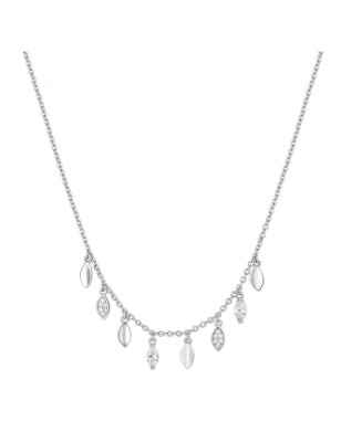 COLLANA CORTA CON PENDENTI A PETALO DONNA ROSATO  RZGA10 ROSATO