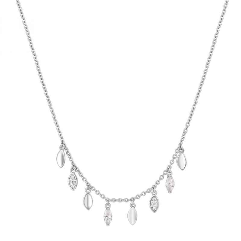 COLLANA CORTA CON PENDENTI A PETALO DONNA ROSATO 
