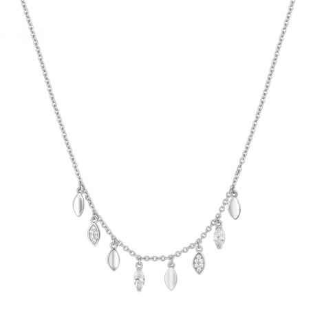 COLLANA CORTA CON PENDENTI A PETALO DONNA ROSATO  RZGA10 ROSATO