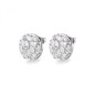 ORECCHINI A LOBO GEMMA IN ARGENTO DONNA ROSATO 