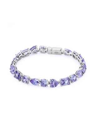 BRACCIALE SNODATO CON ZIRCONI LAVANDA DONNA ROSATO  RZGE11 ROSATO