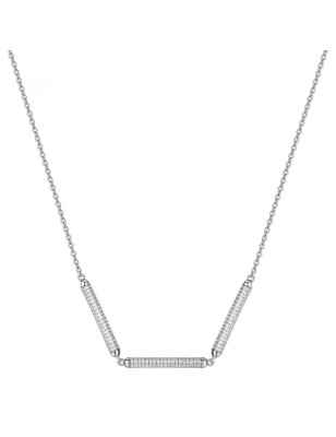 COLLANA CORTA IN ARGENTO DONNA ROSATO  RZBI10 ROSATO
