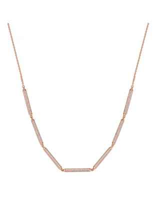 COLLANA CORTA COLLEZIONE BIANCA DONNA ROSATO  RZBI09 ROSATO