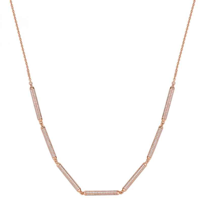 COLLANA CORTA COLLEZIONE BIANCA DONNA ROSATO 