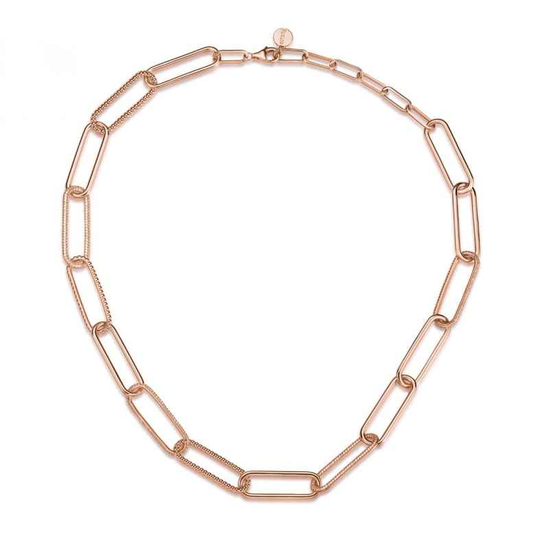 GIROCOLLO PLACCATO ORO ROSA DONNA ROSATO
