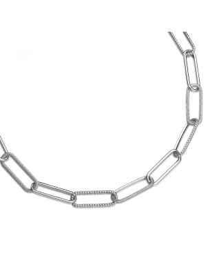  GIROCOLLO IN ARGENTO DONNA ROSATO 