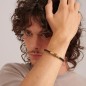 BRACCIALE KNOCKER CORDINO NERO PVD ORO UOMO BROSWAY BRACCIALE KNOCKER CORDINO NERO PVD ORO UOMO BROSWAY